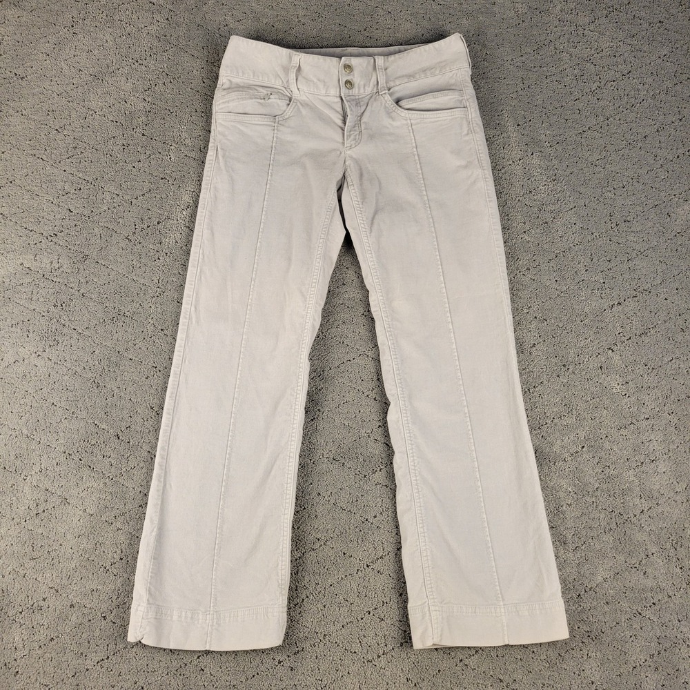 Athleta Pants Womens 6P Gray Low Rise Flare Stretch Soft Comfort Casual
